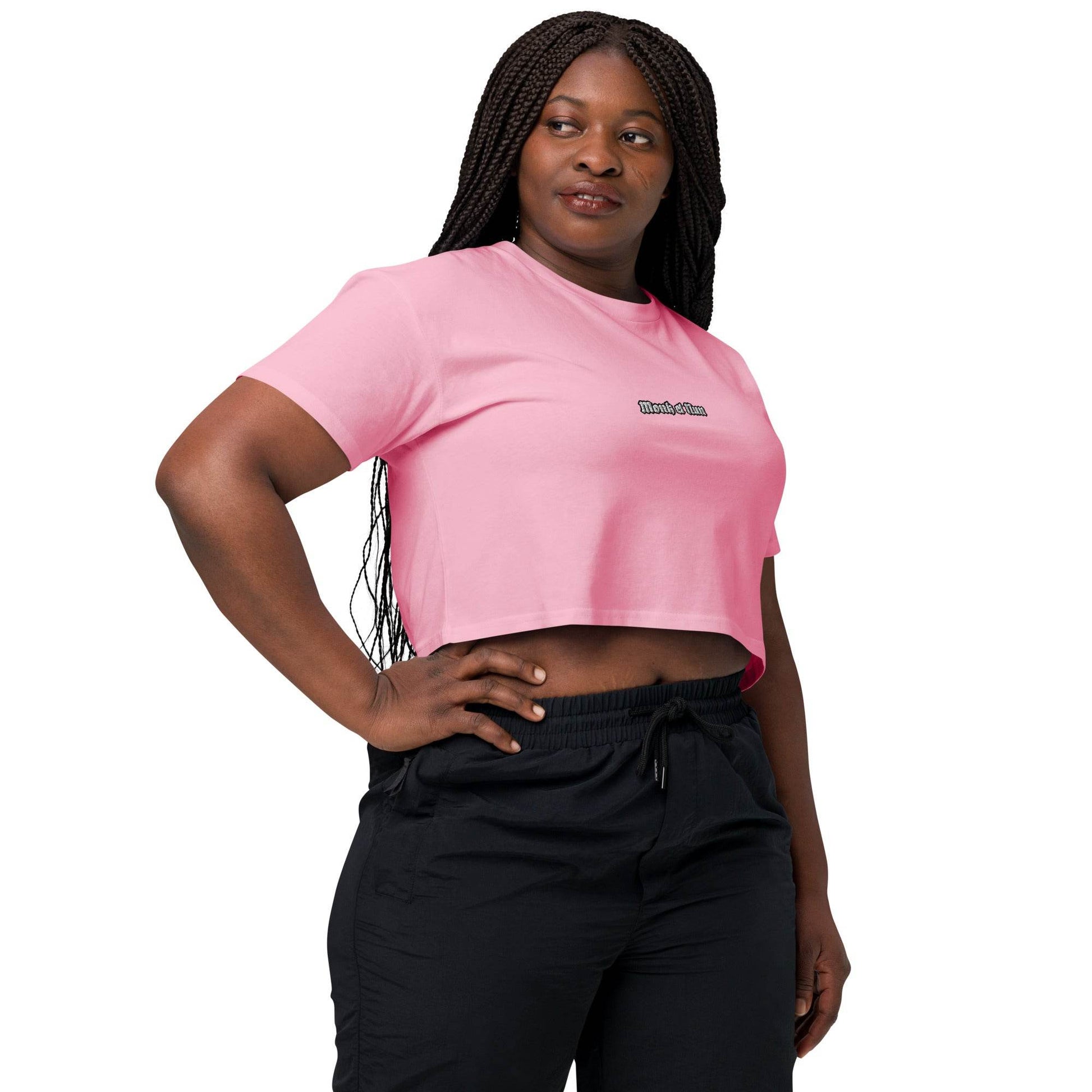 Women’s crop top t-shirt 100% cotton Design #14 - Monk&Nun UnisexClothing