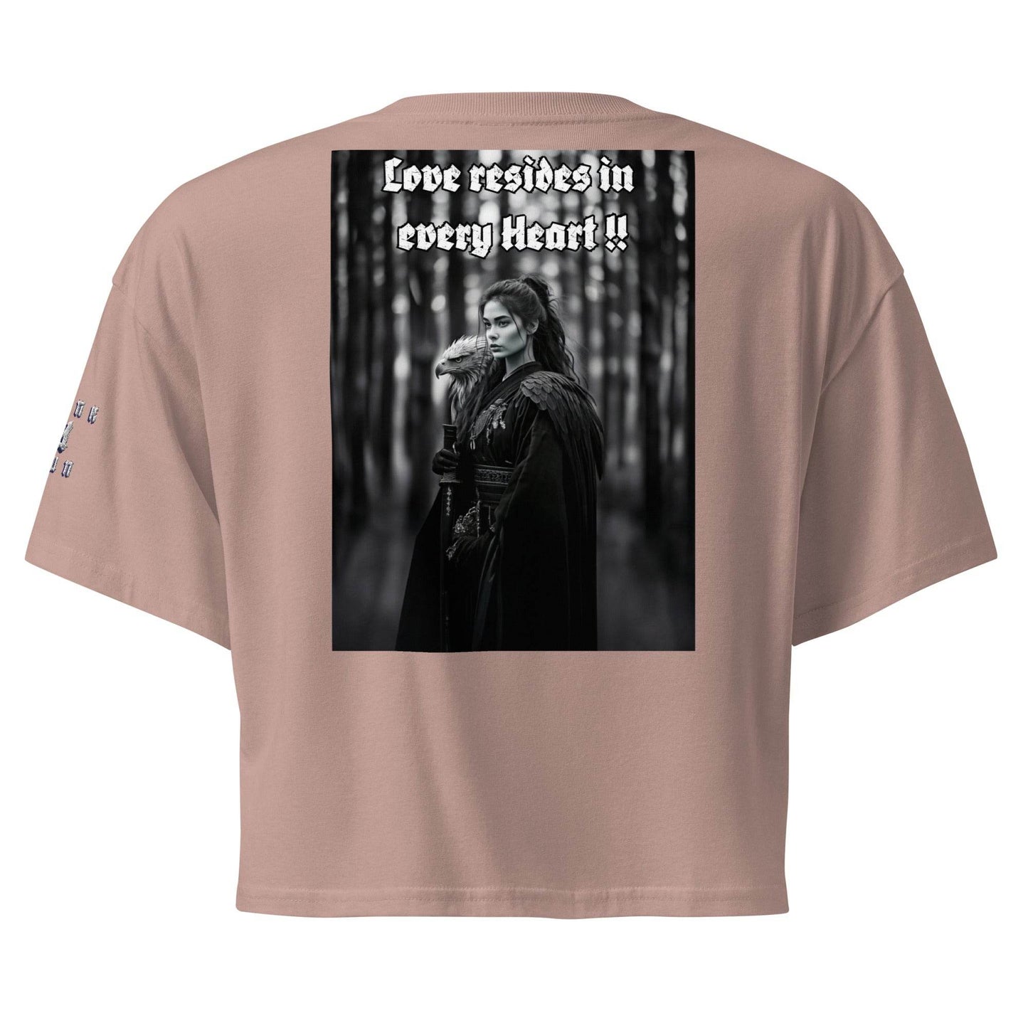 Women’s crop top t-shirt 100% cotton Design #1 - Monk&Nun UnisexClothing