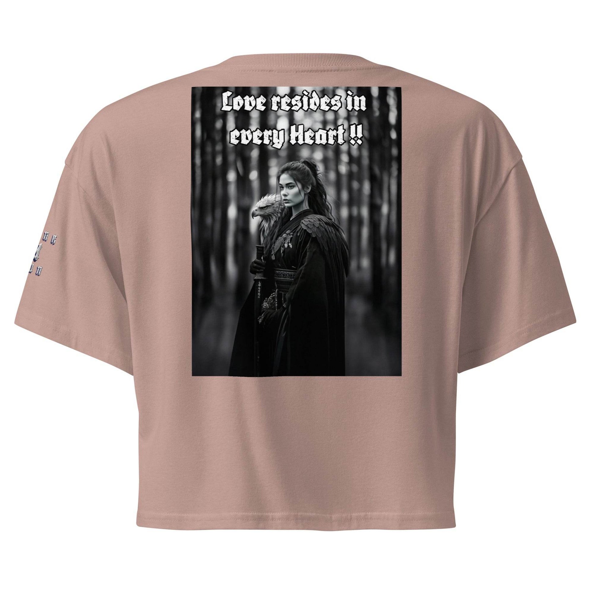 Women’s crop top t-shirt 100% cotton Design #1 - Monk&Nun UnisexClothing