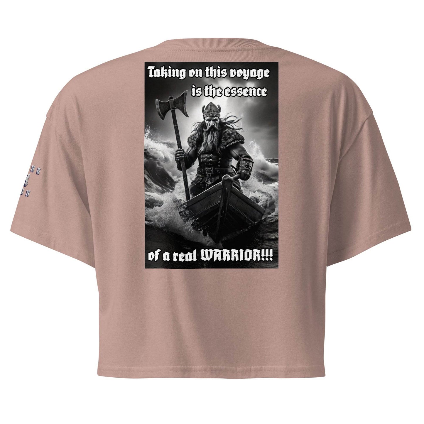 Women’s crop top t-shirt 100% cotton Design #12 - Monk&Nun UnisexClothing