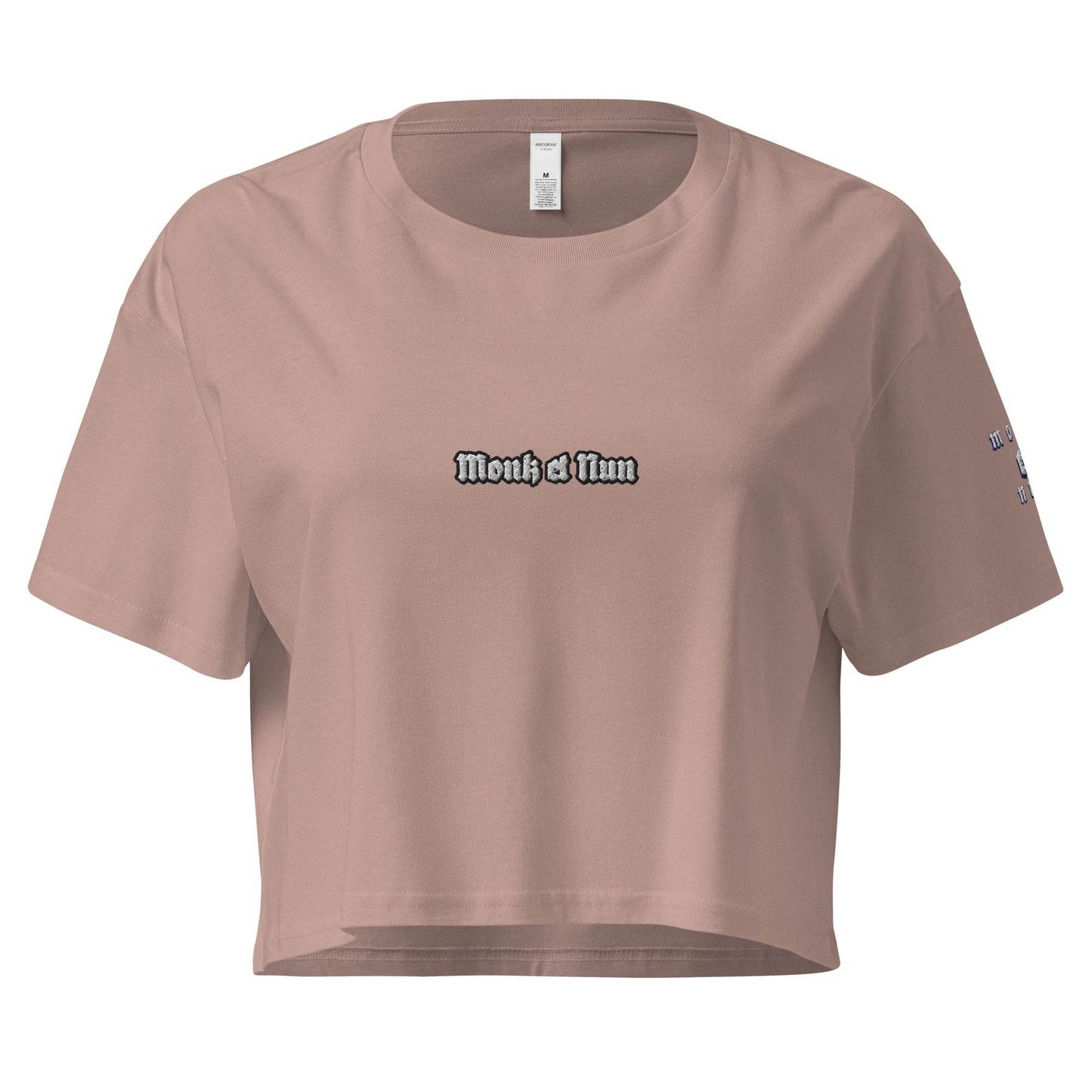 Women’s crop top t-shirt 100% cotton Design #14 - Monk&Nun UnisexClothing
