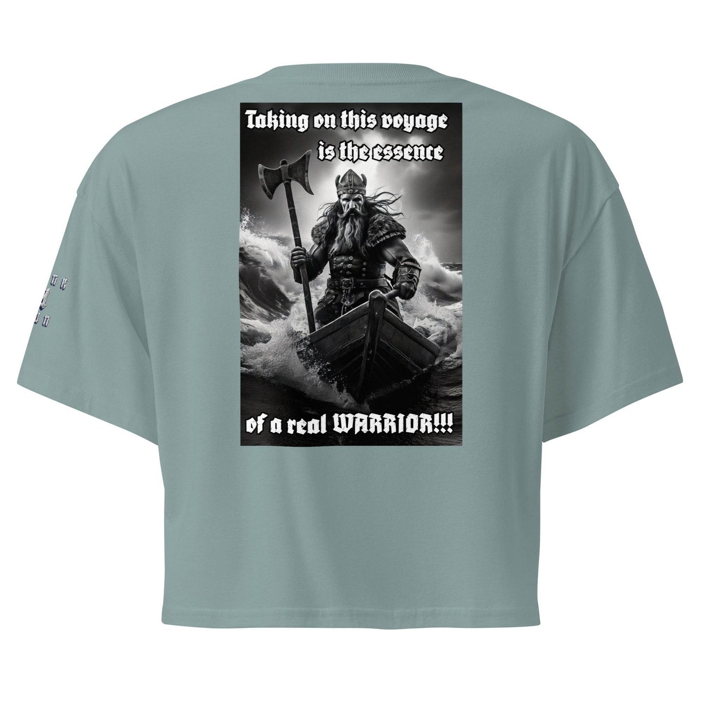 Women’s crop top t-shirt 100% cotton Design #12 - Monk&Nun UnisexClothing