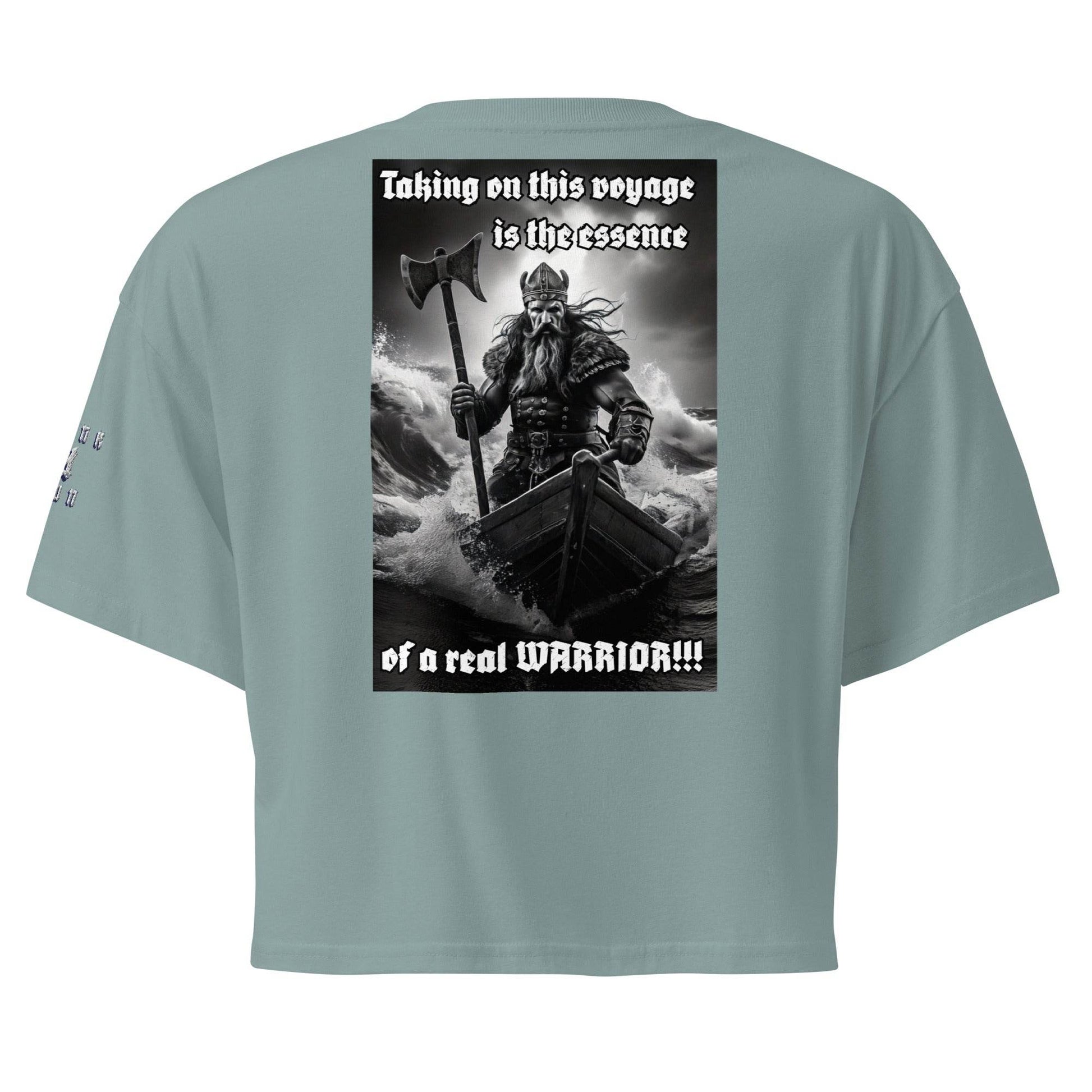 Women’s crop top t-shirt 100% cotton Design #12 - Monk&Nun UnisexClothing