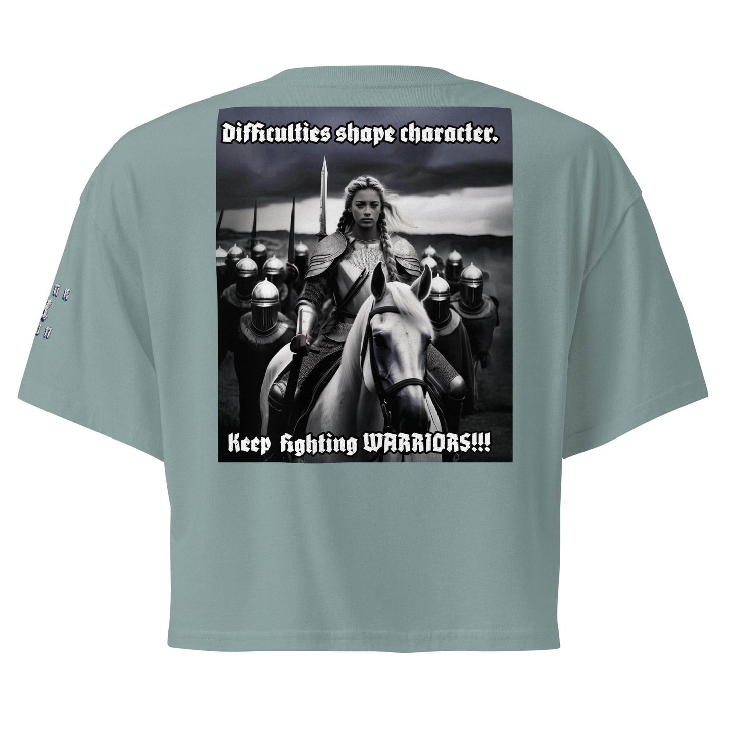 Women’s crop top t-shirt 100% cotton Design #14 - Monk&Nun UnisexClothing