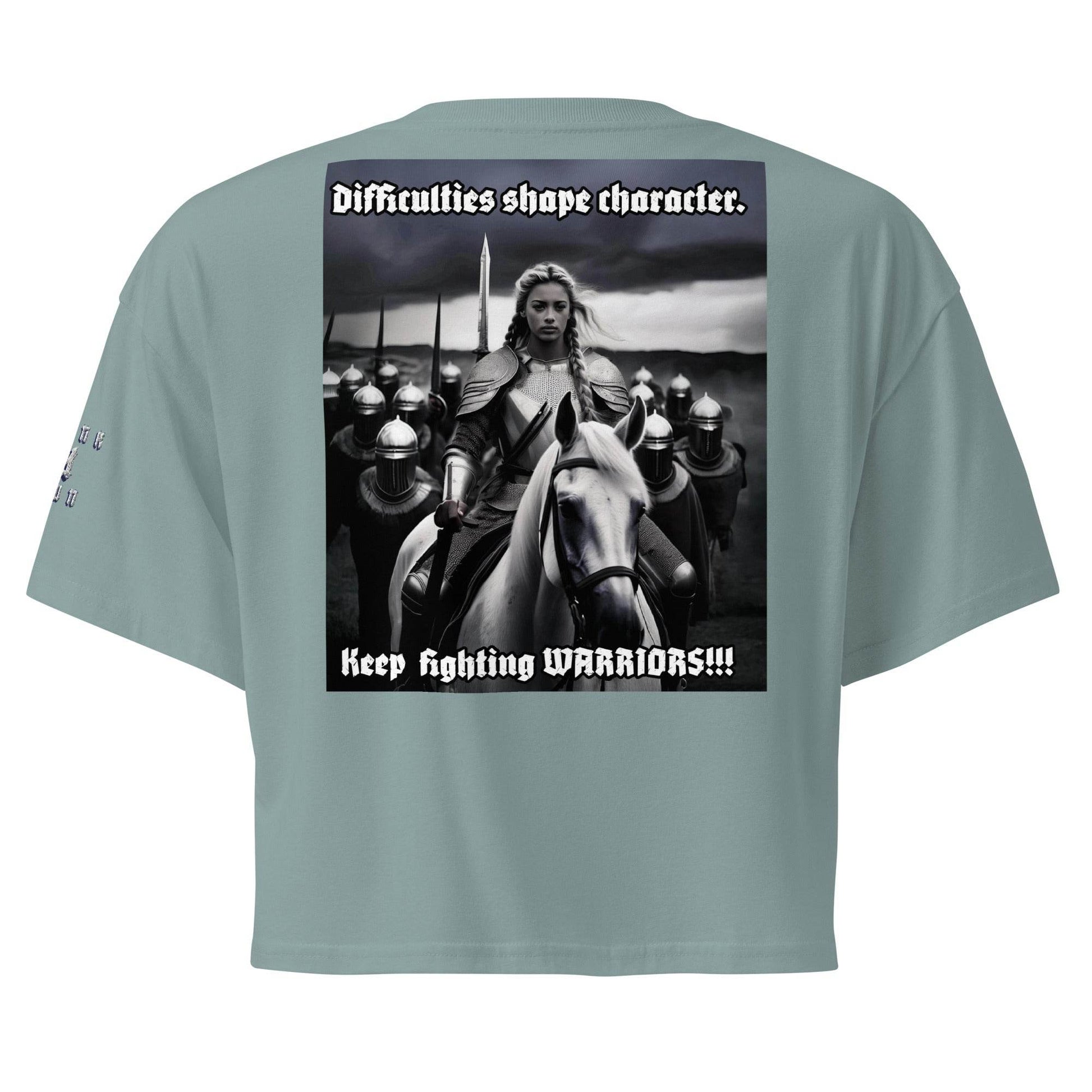 Women’s crop top t-shirt 100% cotton Design #14 - Monk&Nun UnisexClothing