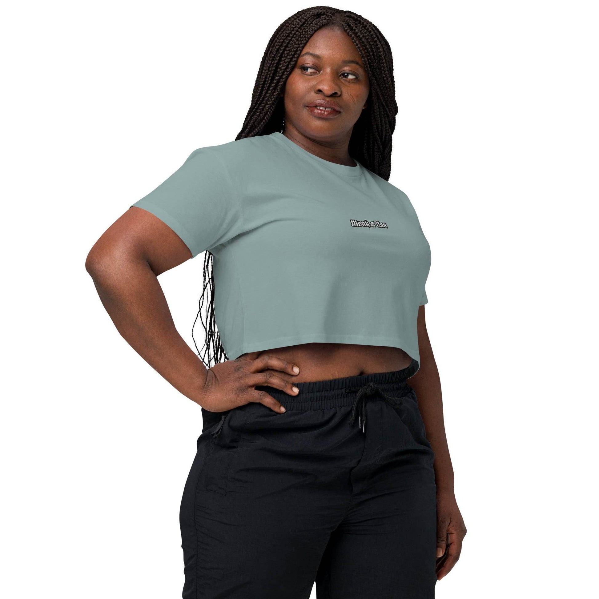 Women’s crop top t-shirt 100% cotton Design #14 - Monk&Nun UnisexClothing