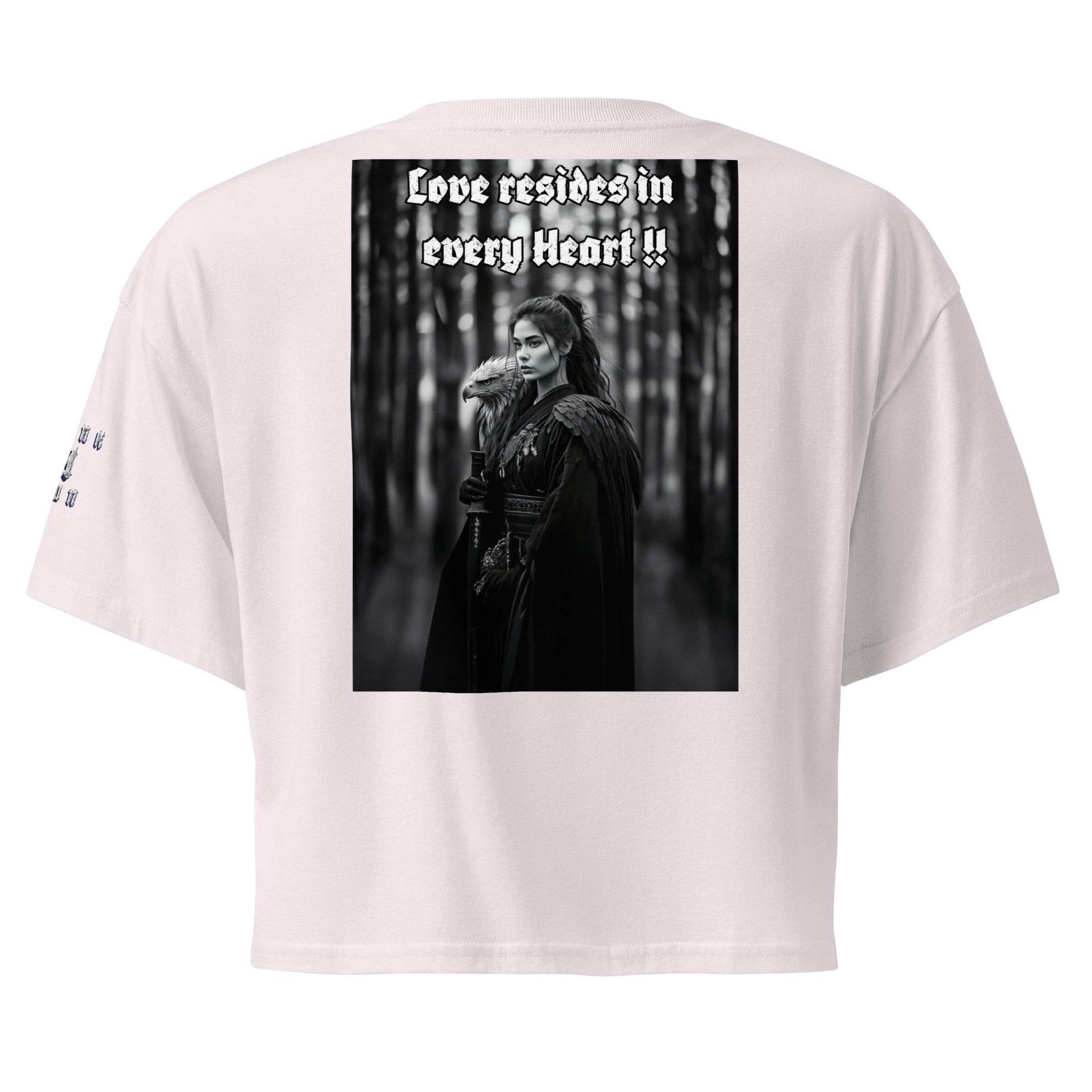 Women’s crop top t-shirt 100% cotton Design #1 - Monk&Nun UnisexClothing