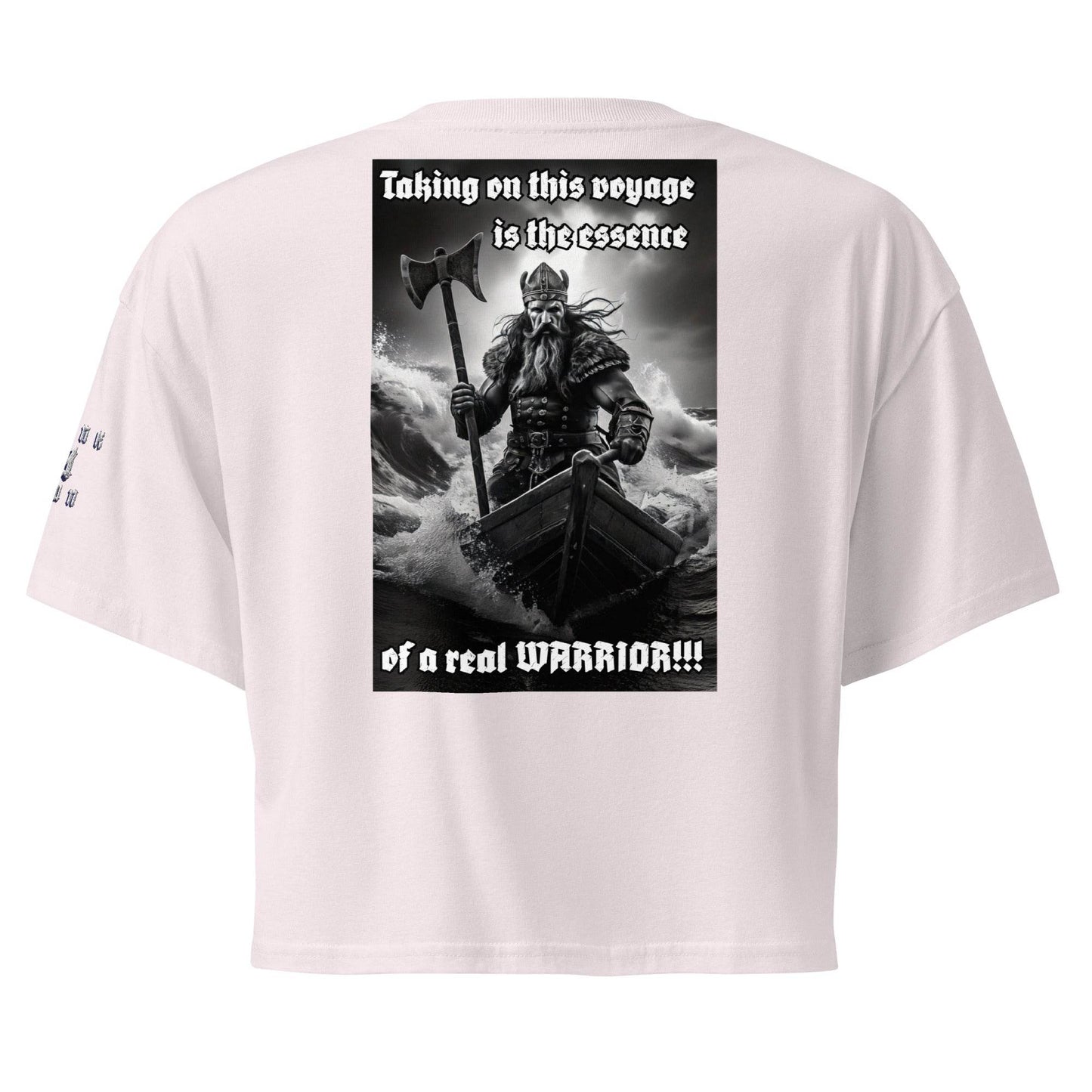 Women’s crop top t-shirt 100% cotton Design #12 - Monk&Nun UnisexClothing