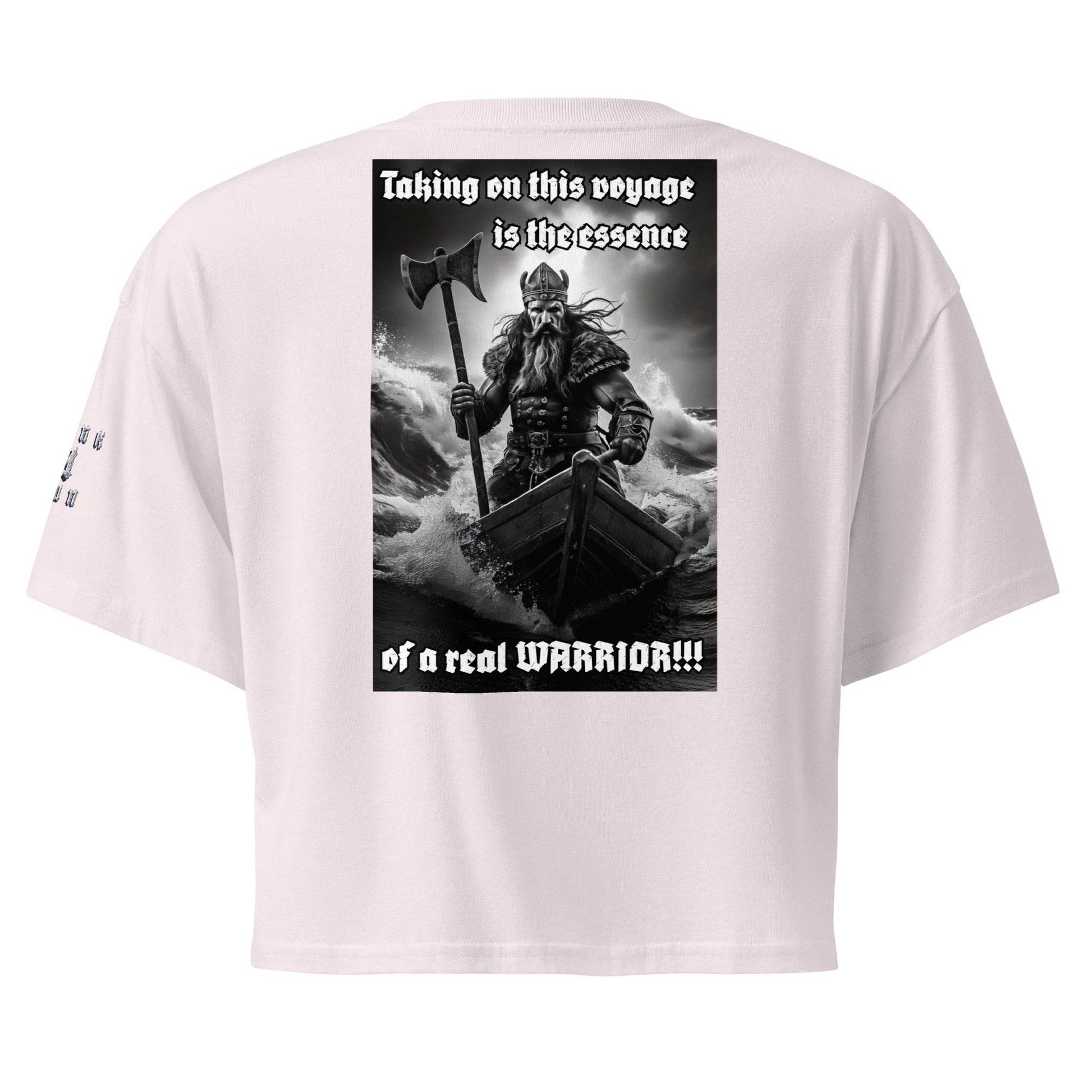 Women’s crop top t-shirt 100% cotton Design #12 - Monk&Nun UnisexClothing