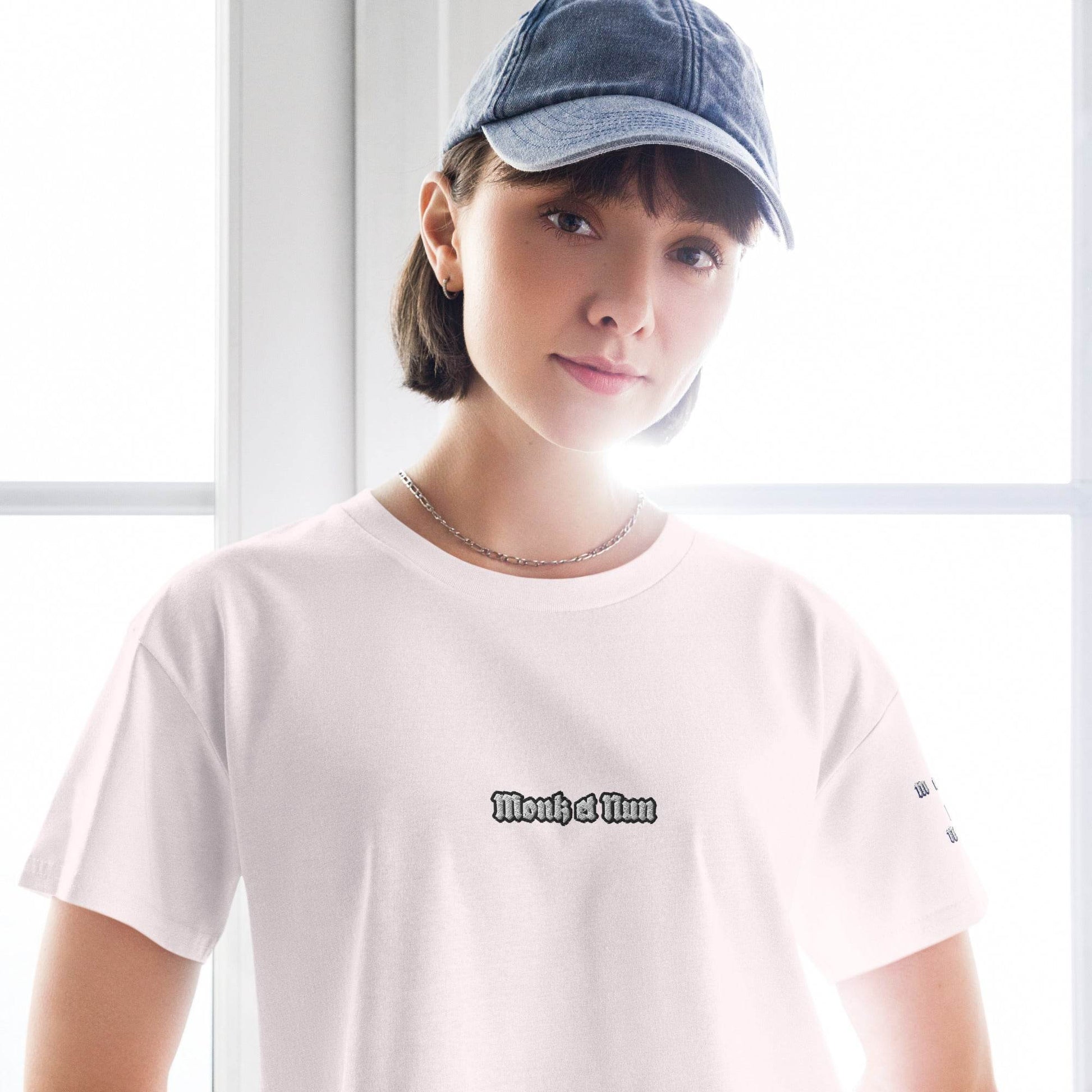 Women’s crop top t-shirt 100% cotton Design #12 - Monk&Nun UnisexClothing