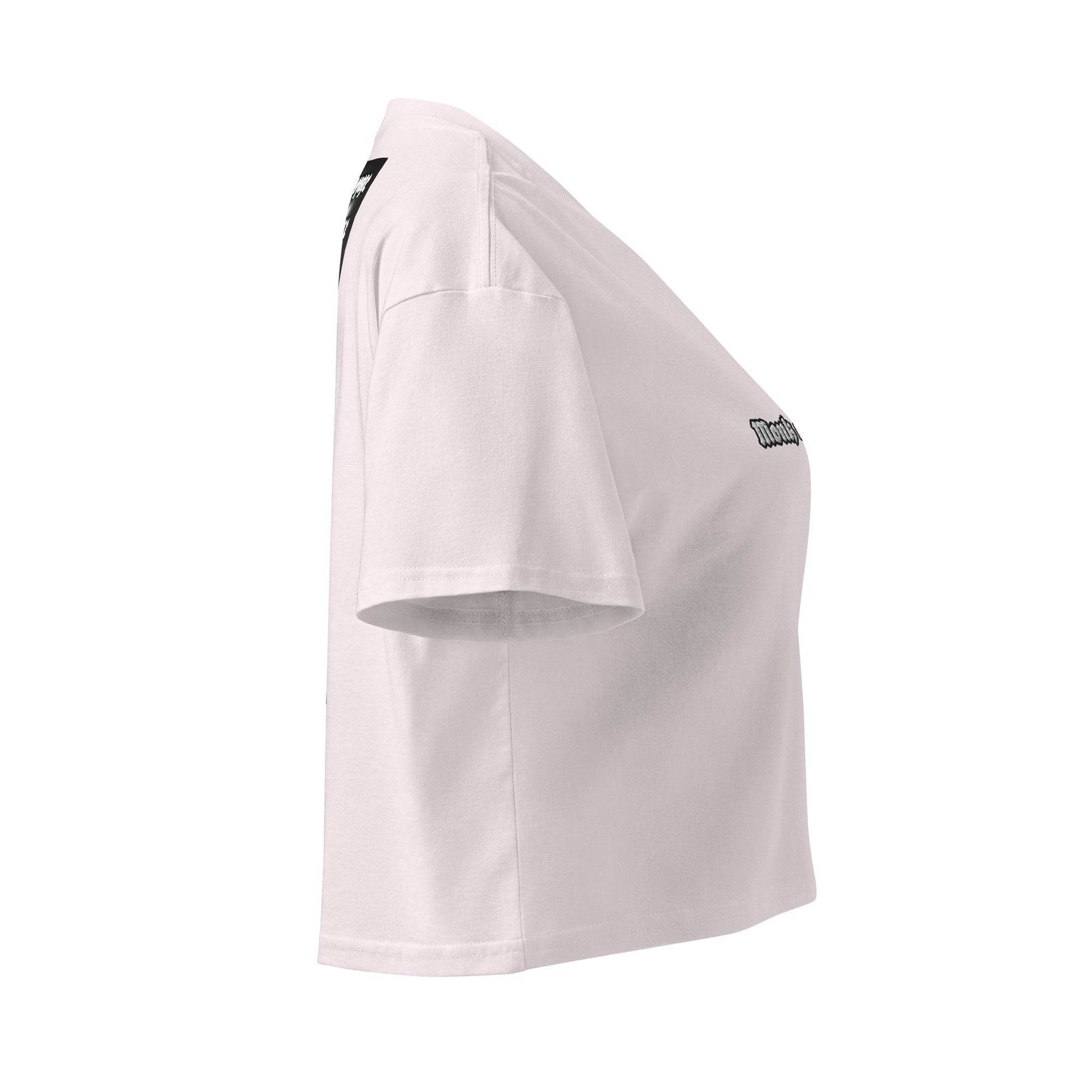 Women’s crop top t-shirt 100% cotton Design #12 - Monk&Nun UnisexClothing