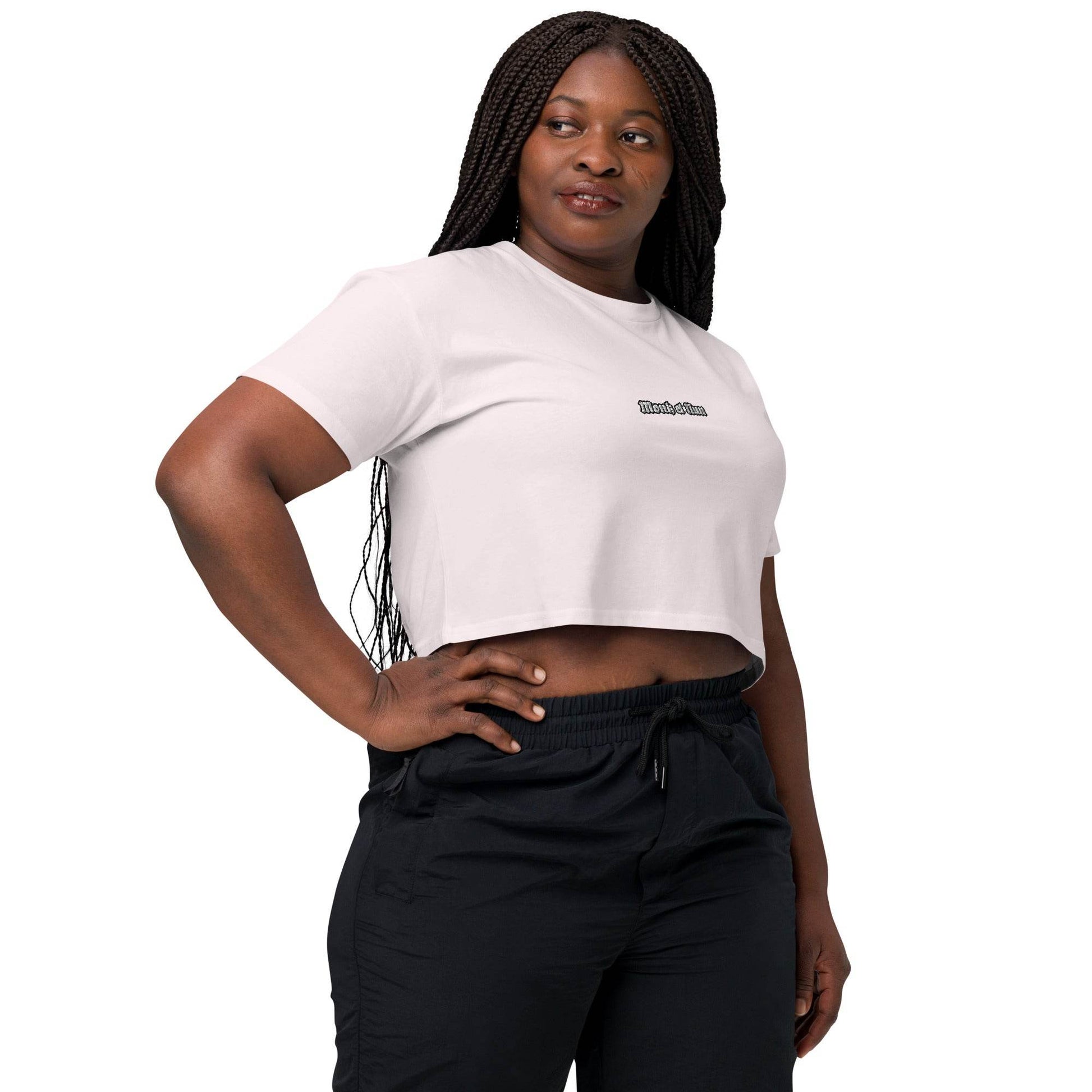 Women’s crop top t-shirt 100% cotton Design #14 - Monk&Nun UnisexClothing