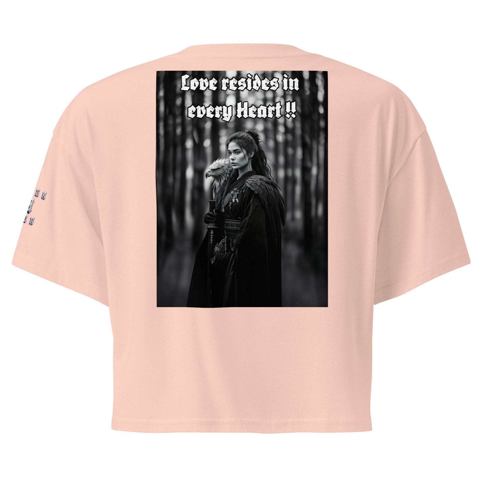 Women’s crop top t-shirt 100% cotton Design #1 - Monk&Nun UnisexClothing