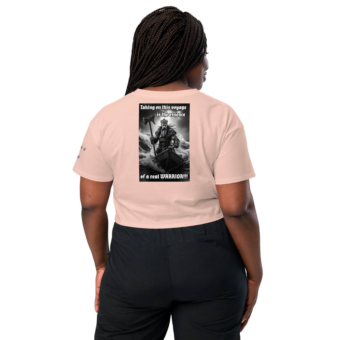 Women’s crop top t-shirt 100% cotton Design #12 - Monk&Nun UnisexClothing