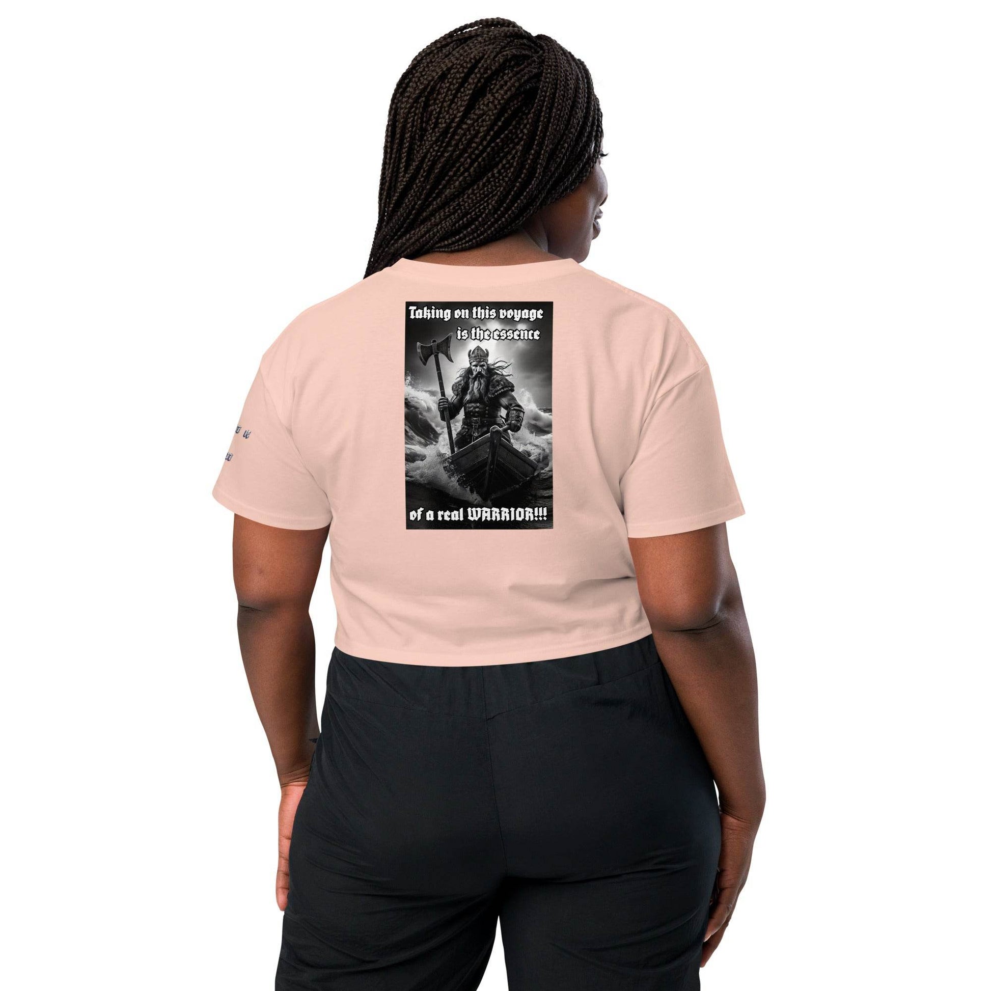 Women’s crop top t-shirt 100% cotton Design #12 - Monk&Nun UnisexClothing
