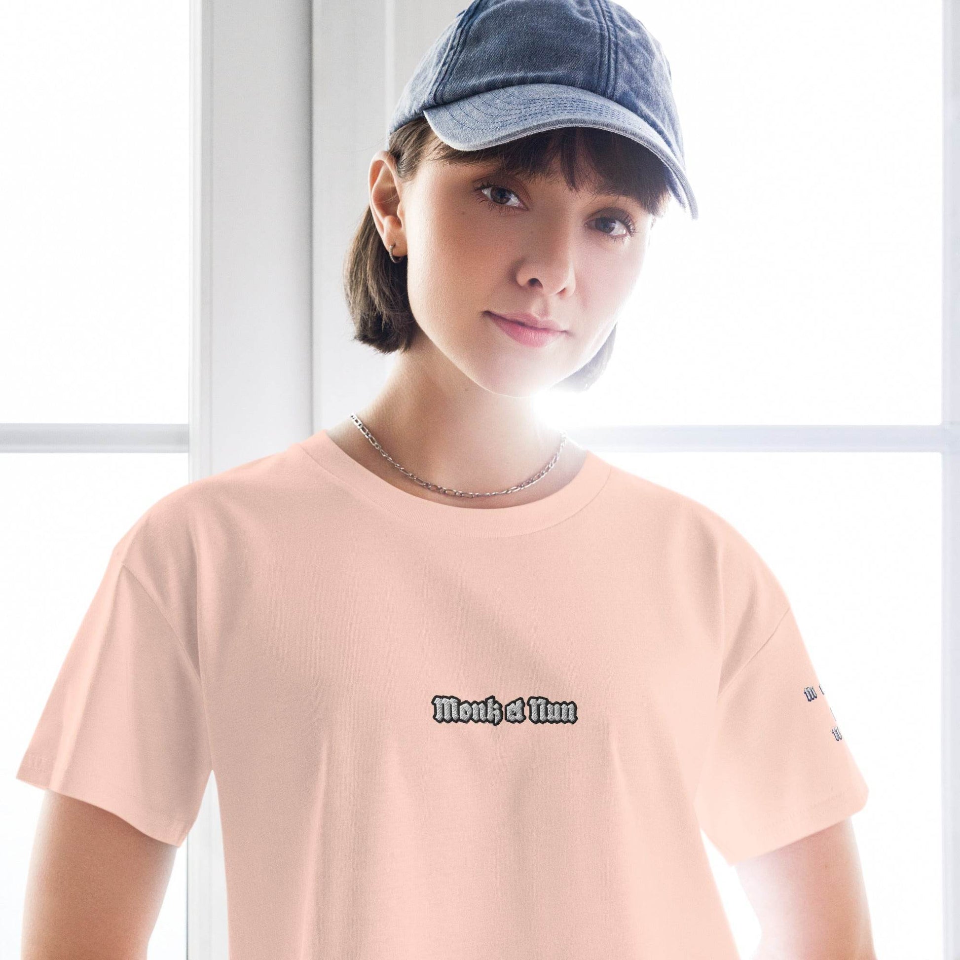 Women’s crop top t-shirt 100% cotton Design #12 - Monk&Nun UnisexClothing