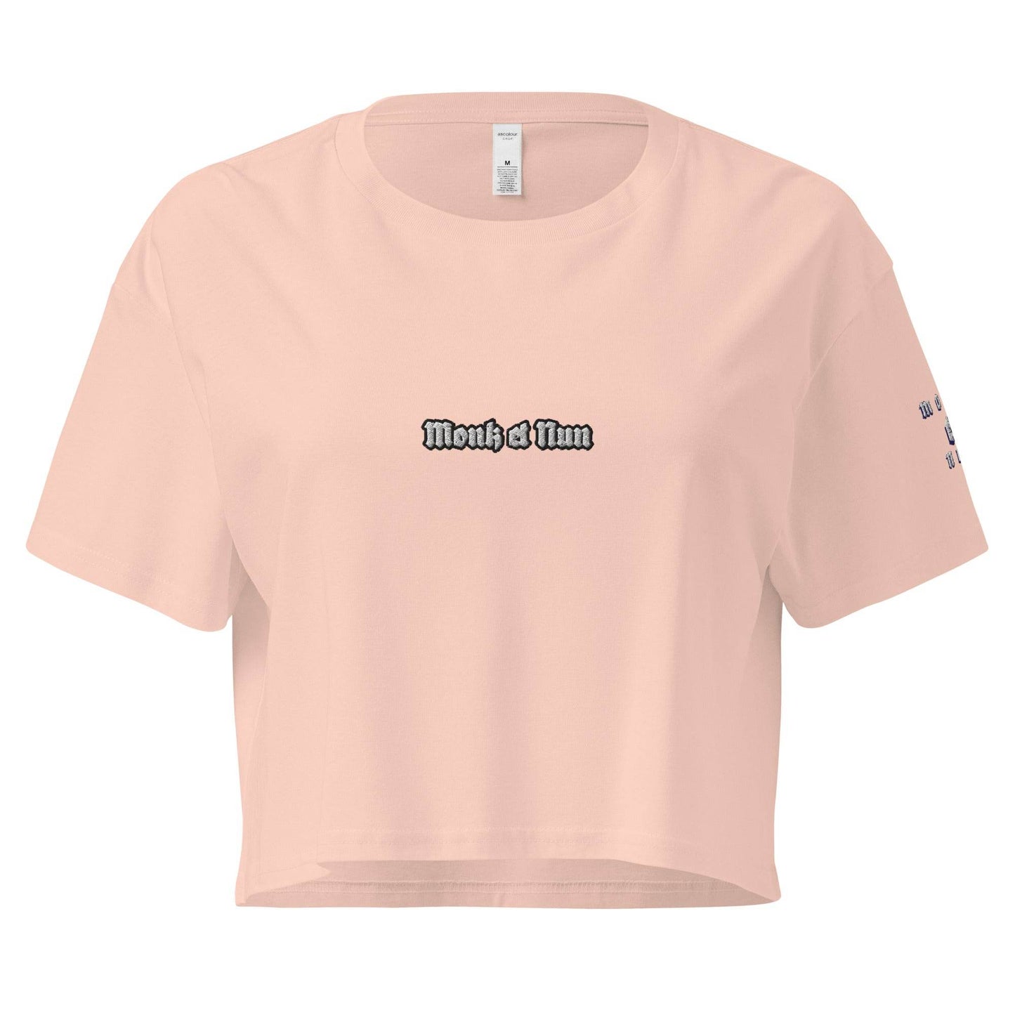 Women’s crop top t-shirt 100% cotton Design #14 - Monk&Nun UnisexClothing