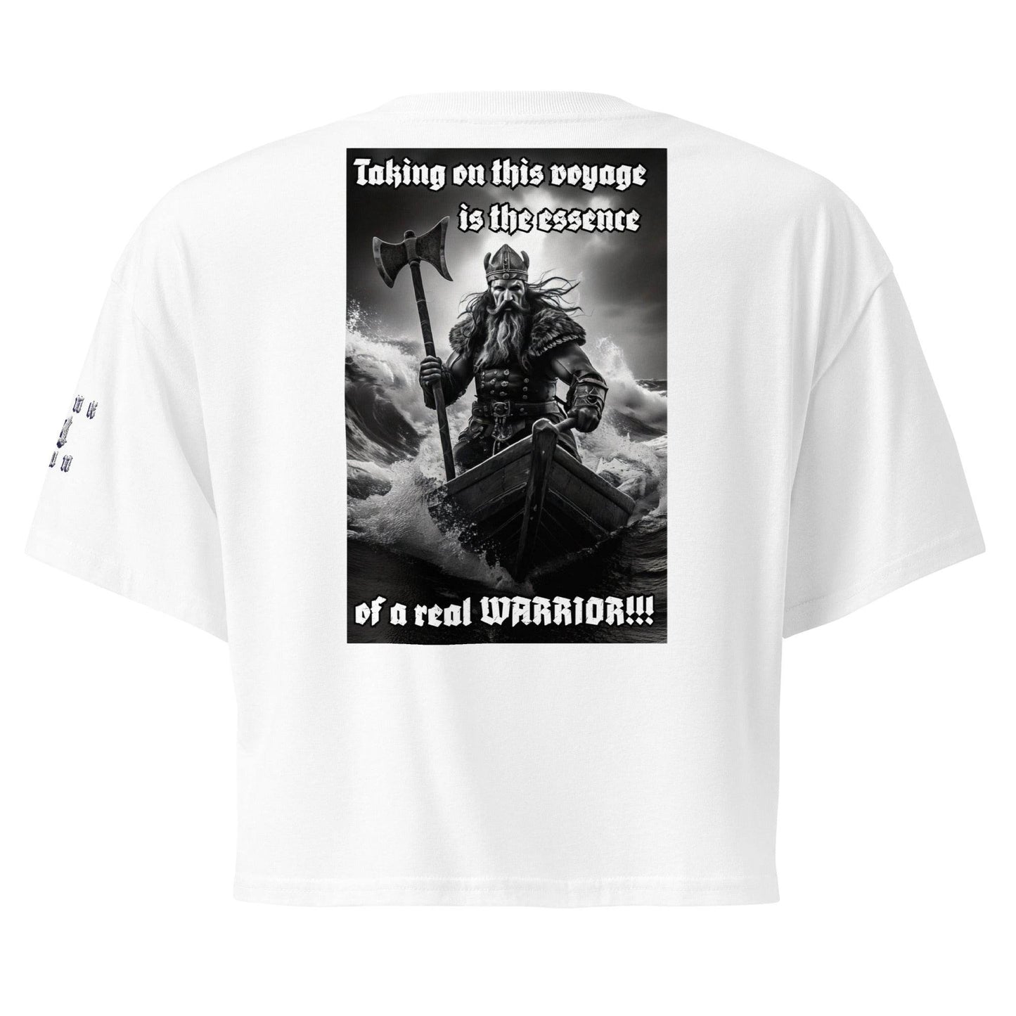 Women’s crop top t-shirt 100% cotton Design #12 - Monk&Nun UnisexClothing
