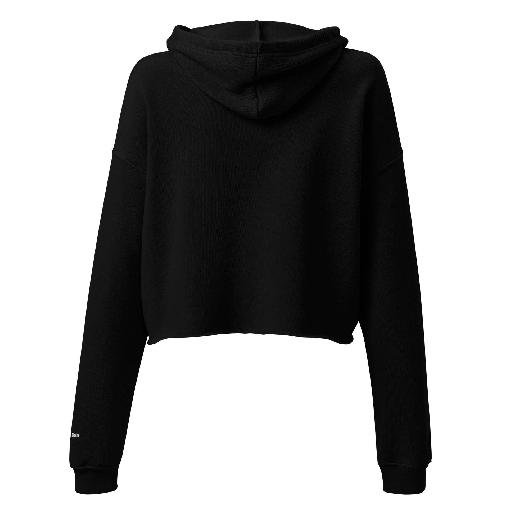 Women’s Crop 50% cotton Hoodie Always think positive - Monk&Nun UnisexClothing