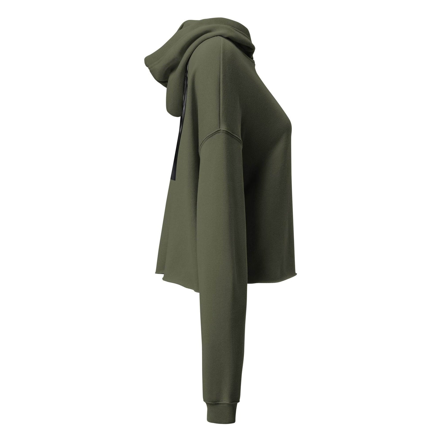 Women’s Crop 50% cotton Hoodie Design #1 - Monk&Nun UnisexClothing