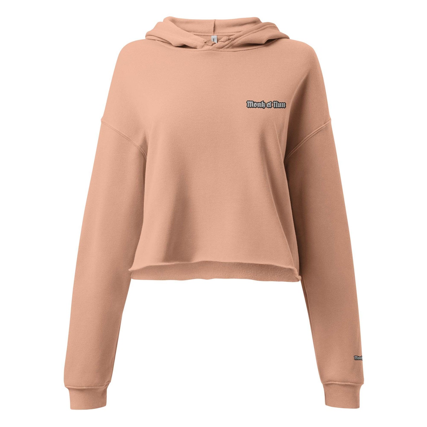 Women’s Crop 50% cotton Hoodie Logo - Monk&Nun UnisexClothing