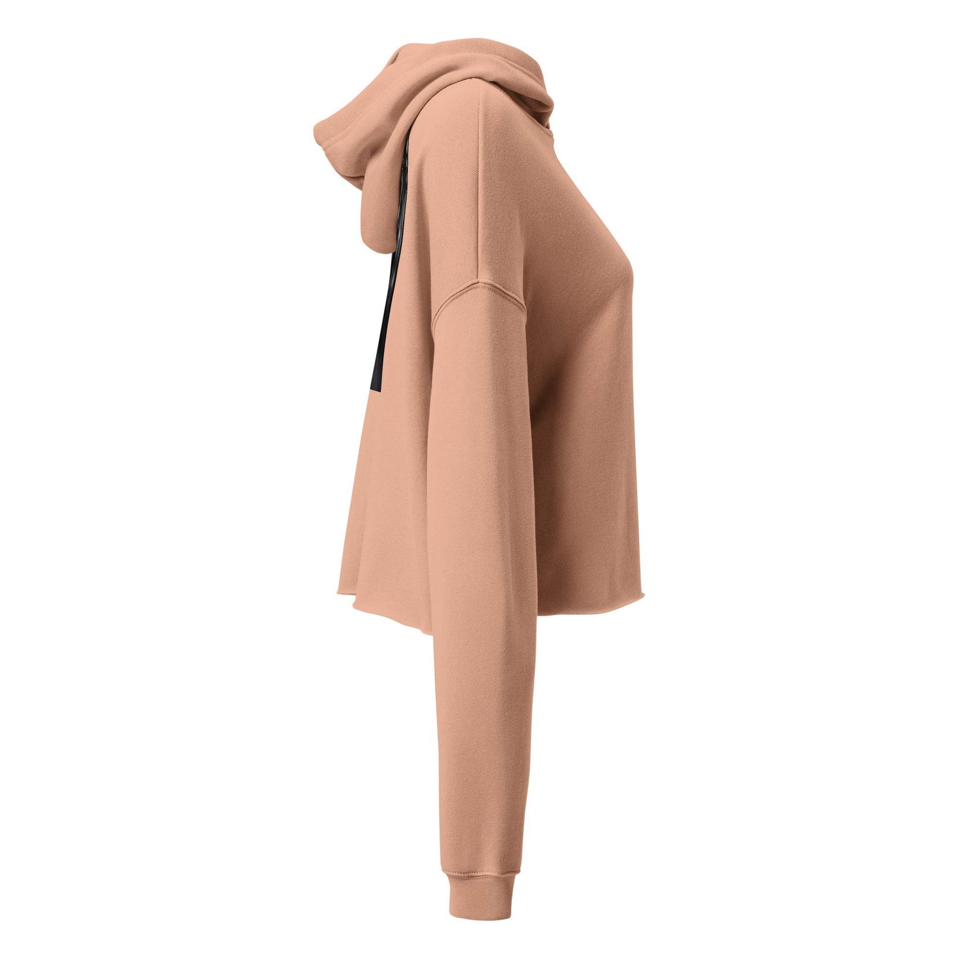 Women’s Crop 50% cotton Hoodie Design #1 - Monk&Nun UnisexClothing