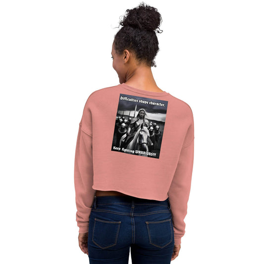 Women’s Crop 50% cotton Sweatshirt Design #14 - Monk&Nun UnisexClothing